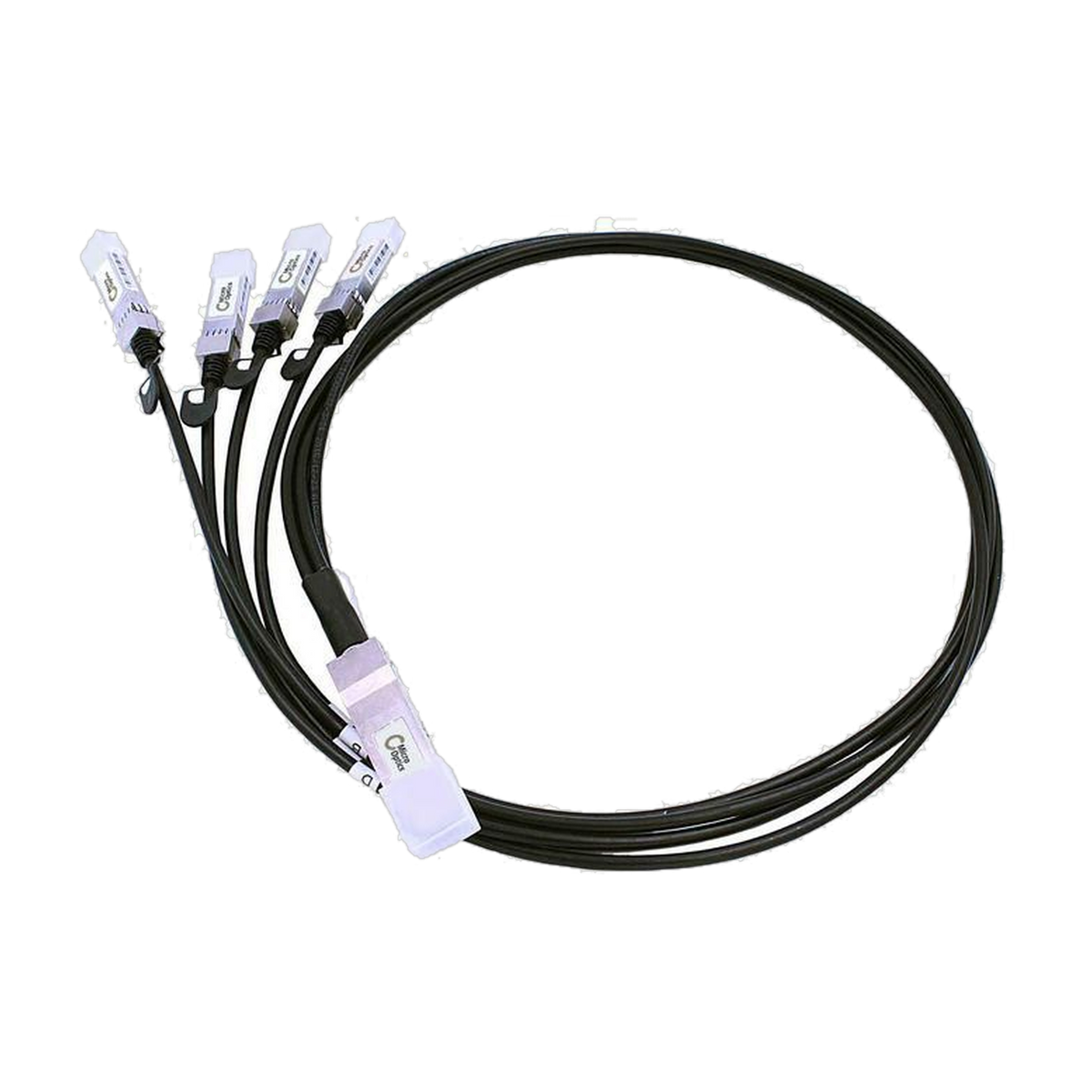 Lanview 100G QSFP28 to 4x 25G SFP28 breakout DAC, 2.5 m