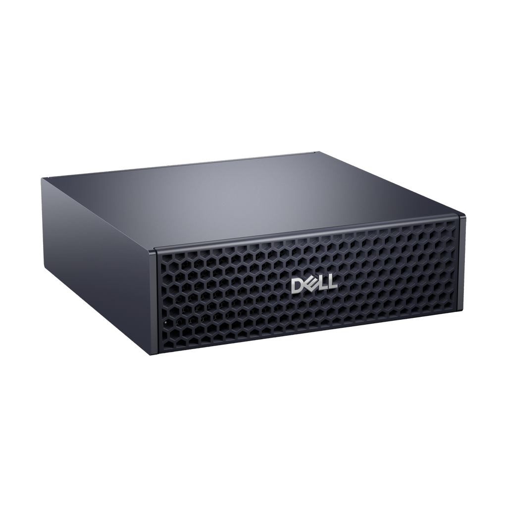 Dell Pro Max with GB10 – front three-quarter view