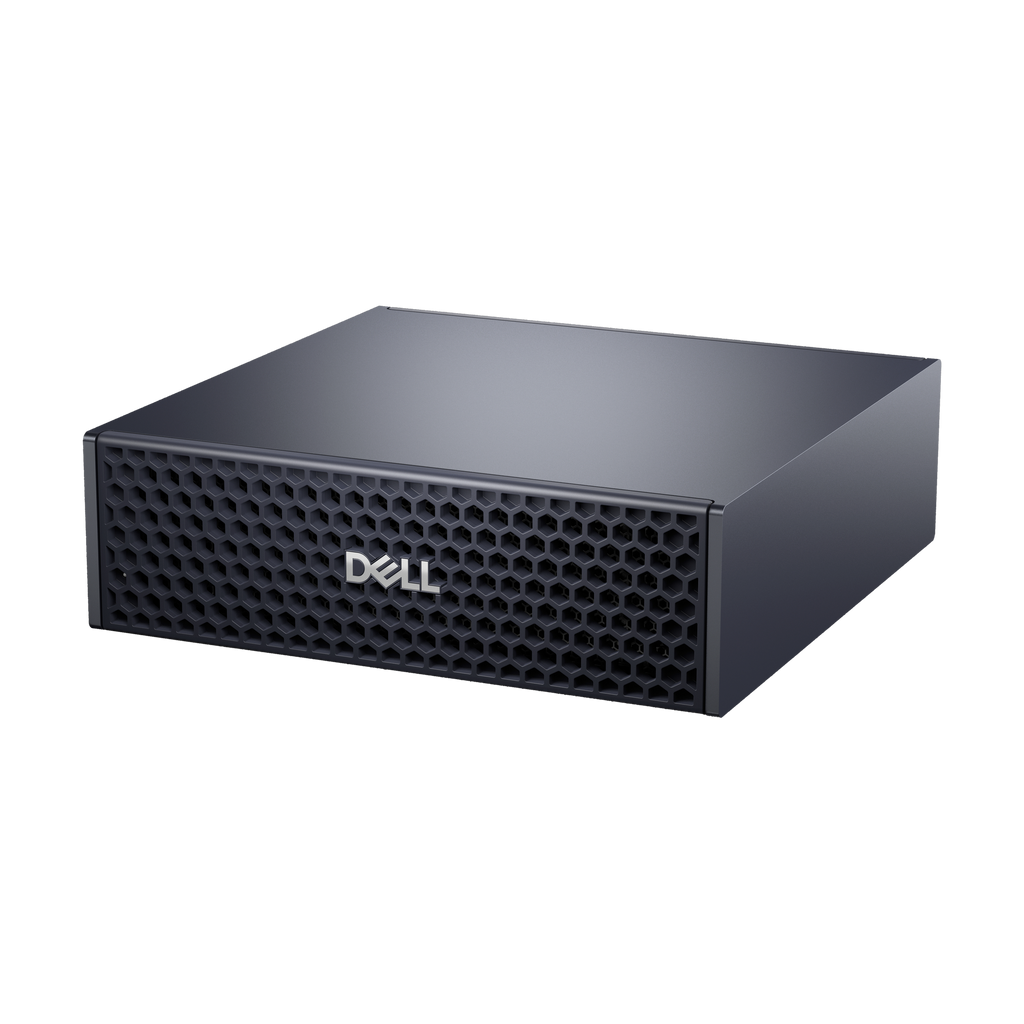 Dell Pro Max with GB10 – side three-quarter view