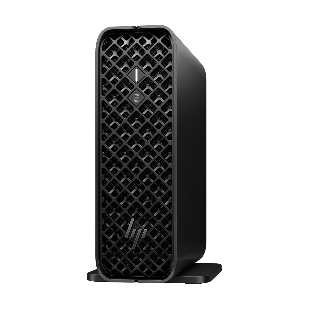 HP Z2 Mini G1i workstation, angled front view from the other side