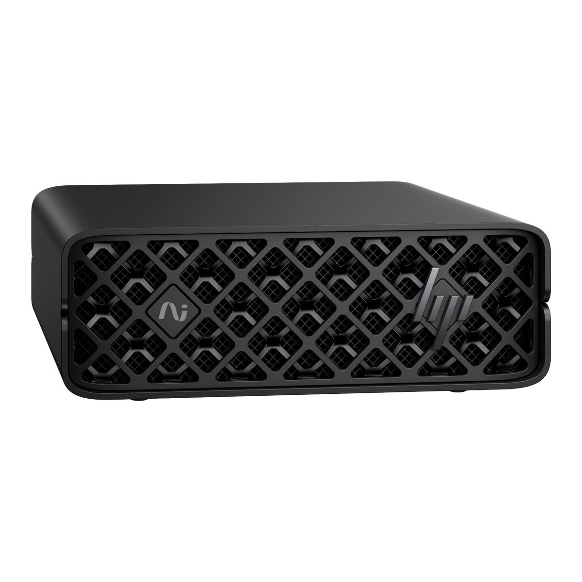 HP ZGX Nano G1n AI Station – front three-quarter view