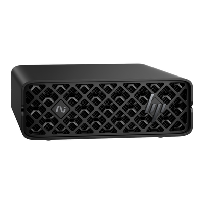 HP ZGX Nano G1n AI Station – front three-quarter view