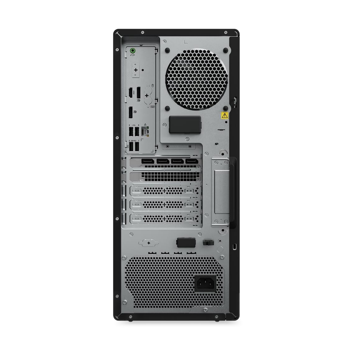 Lenovo ThinkStation P3 Tower Gen 2 – rear ports