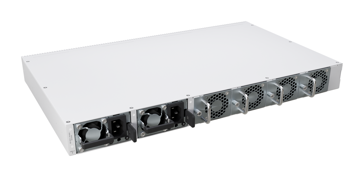 MikroTik CRS812-8DS-2DQ-2DDQ-RM – 2x 400G + 2x 200G + 8x 50G Switch
