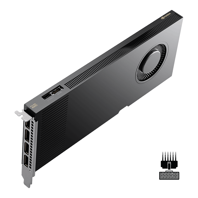 PNY NVIDIA RTX PRO 4000 Blackwell – 24GB GDDR7